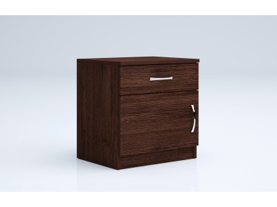 Κομοδίνο LEO 1 (wenge amber)